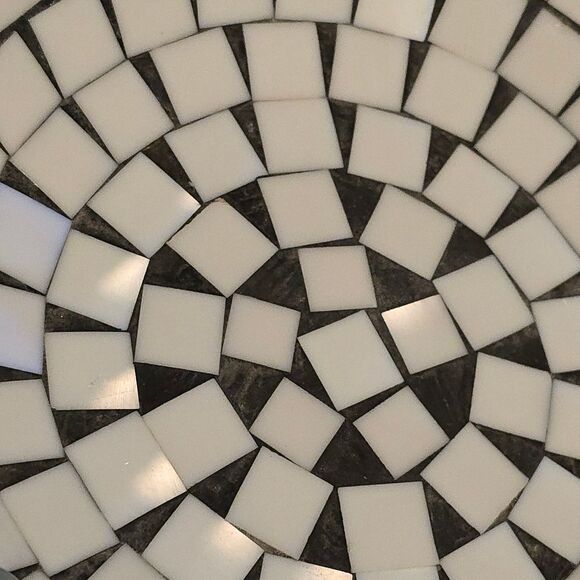 MOSAIC TILE PLATE DENMARK VINTAGE MID CENTURY MODERN TRINKET DISH - Picture 6 of 8